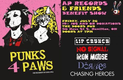 Jul 26 '24 - Hamilton — Punks for Paws @ Doors Taco