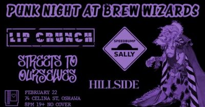 Feb 22 '25 - Oshawa — Punk Night at Brew Wizards @ Brew Wizards