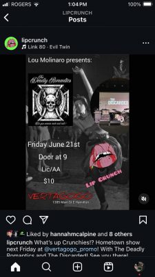 Jun 21 '24 - Hamilton — Lou Molinaro Presents @ Vertagogo