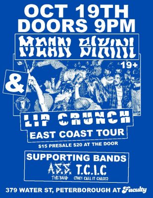 Oct 19 '25 - Peterborough — Mean Bikini Tour @ Faculty