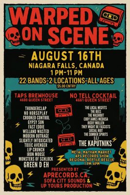 Aug 16 '25 - Niagara Falls — Warped On Scene TAPS BREWHOUSE OUTDOOR STAGE @ Taps Brewhouse